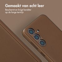 Accezz MagSafe Leather Backcover Samsung Galaxy S25 - Coffee Brown