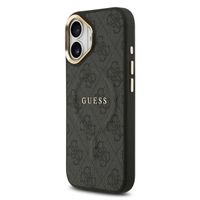 Guess Classic 4G Logo Backcover met MagSafe Apple iPhone 17 - Zwart