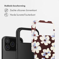 Selencia Vivid Backcover Apple iPhone 17 Pro - Choco Flower Pop