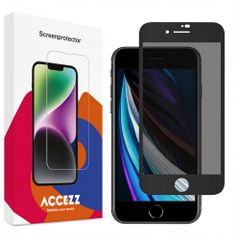 Accezz Tempered Glass Privacy Screen protector Apple iPhone SE (2022 / 2020)