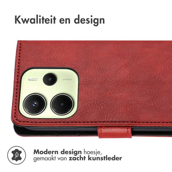imoshion Luxe Bookcase Xiaomi Redmi Note 14 (4G) - Rood