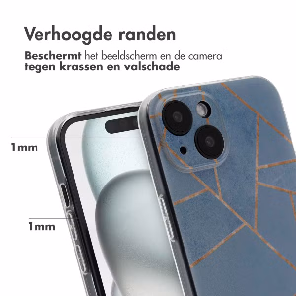 imoshion Design hoesje Apple iPhone 15 - Blue Graphic