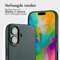 Accezz Leather Bookcase 2-in-1 met MagSafe Apple iPhone 16 - Cedar Green