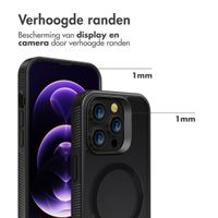 Accezz Rugged Frosted MagSafe Backcover Apple iPhone 14 Pro Max - Zwart