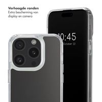 Selencia Transparent Case with Hooks + Lova Wrist Strap Apple iPhone 15 Pro - Orange