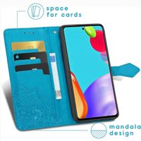 imoshion Mandala Bookcase Samsung Galaxy A52(s) (5G/4G) - Turquoise