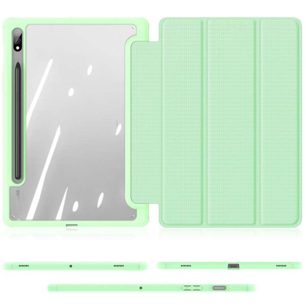 Dux Ducis Toby Bookcase Samsung Galaxy Tab S8 / S7 - Groen