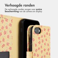 imoshion Design Bookcase Apple iPhone SE (2022 / 2020) / 8 / 7 / 6(s) - Sunny Yellow Petite Flowers