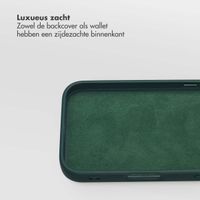 Selencia Olyn Uitneembare Bookcase met MagSafe Apple iPhone 16e - Groen