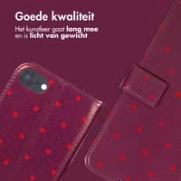 imoshion Design Bookcase Apple iPhone SE (2022 / 2020) / 8 / 7 / 6(s) - Crush Check Coral Dust