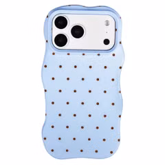Selencia Vivid Wavy Backcover met MagSafe Apple iPhone 17 Pro Max - Happy Dots Digital Sky