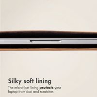 Accezz Leather laptop sleeve 13 inch - Cognac