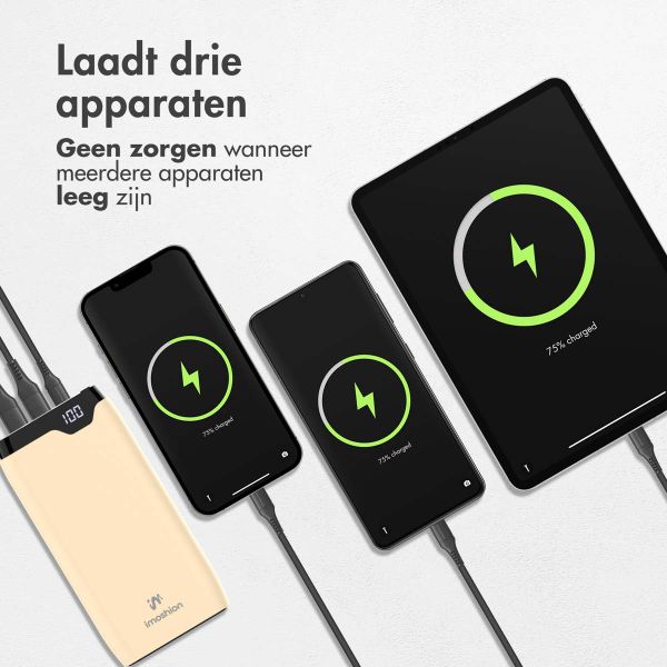 imoshion Powerbank - 20.000 mAh - Quick Charge en Power Delivery - Geel