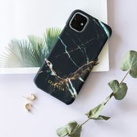 Selencia Maya Fashion Backcover iPhone 13 - Marble Black