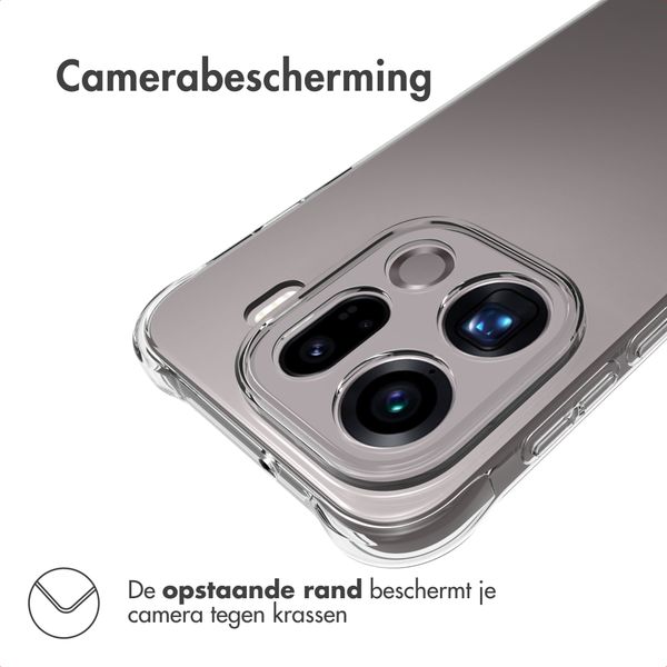 imoshion Shockproof Case Oppo Find X9 Pro - Transparant