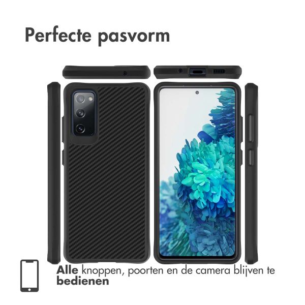 imoshion Rugged Hybrid Case Samsung Galaxy S20 - Zwart