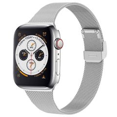 imoshion Milanees vouwbandje Apple Watch Series 1 t/m 9 / SE (38/40/41 mm) | Series 10 / 11 (42 mm) - Zilver