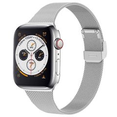 imoshion Milanees vouwbandje Apple Watch Series 1 t/m 9 / SE (38/40/41 mm) | Series 10 (42 mm) - Zilver