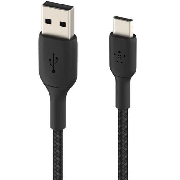 Belkin Boost↑Charge™ Braided USB-C naar USB kabel - 0,15 meter - Zwart