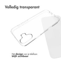 Accezz Clear Backcover iPhone 16 Plus - Transparant