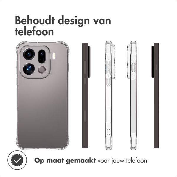 imoshion Shockproof Case Oppo Find X9 Pro - Transparant