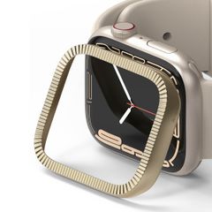 Ringke Bezel Styling Apple Watch Series 7 / 8 / 9 - 45 mm - Matte Curve Gold