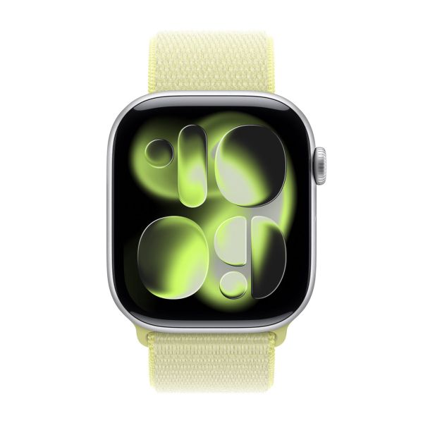 Apple Sport Loop band Apple Watch Series 1 - 9 / SE (38/40/41 mm) | Series 10 / 11 (42 mm) - Neon Yellow