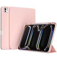 Accezz Smart Silicone Bookcase Apple iPad Pro 11 (2024) M4 - Roze