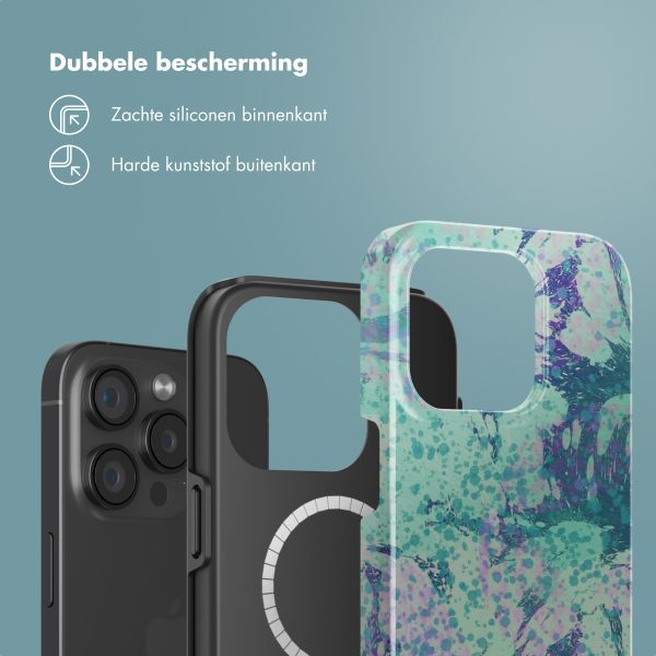 Selencia Vivid Backcover met MagSafe Apple iPhone 15 Pro - Fresh Paint Green