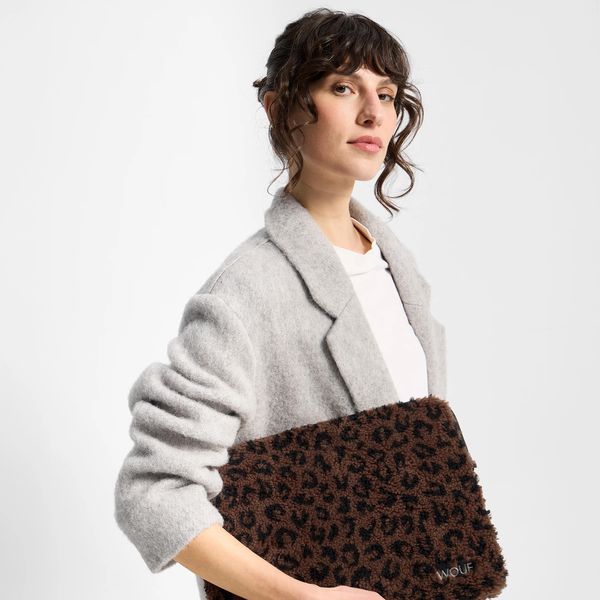 Wouf Teddy Laptop hoes 13-14 inch - Laptopsleeve - Romy