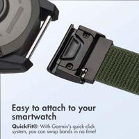 imoshion QuickFit® Nylon Band - Garmin 20 mm Connector - Size L/XL - Green