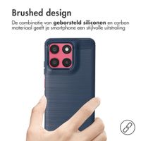 imoshion Brushed Backcover Motorola Moto G57 Power - Donkerblauw