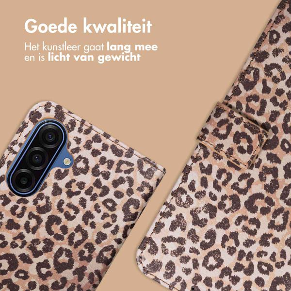 imoshion Design Bookcase Samsung Galaxy A17 - Leopard Mood