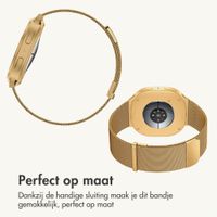 imoshion Milanees magnetisch bandje Samsung Galaxy Watch 9 (40/44mm) / Watch 8 (40/44mm) / Classic (46mm) - Goud