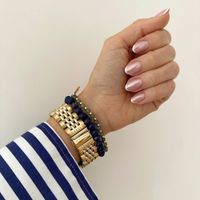 Burga Steel strap Apple Watch | 44/45/46/49 mm - Gold