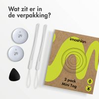 imoshion Wireless Tag - Bluetooth Tracker voor Android - 2 pack - Wit