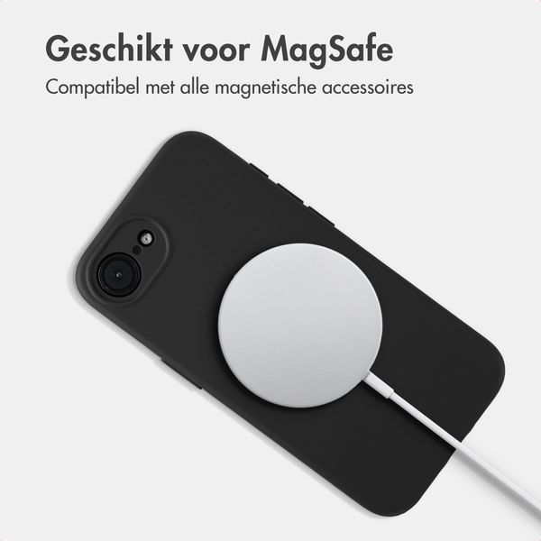 Accezz Grip Backcover met MagSafe Apple iPhone 17e / 16e - Zwart