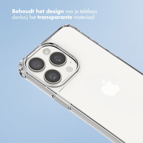 imoshion Backcover met koord + armband iPhone 15 Pro Max - Parels hartjes