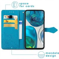 imoshion Mandala Bookcase Motorola Moto G52 / G82 - Turquoise
