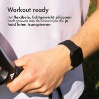 imoshion Athletic siliconenbandje Apple Watch Series 1 t/m 9 / SE (38/40/41 mm) | Series 10 / 11 (42 mm) - Zwart