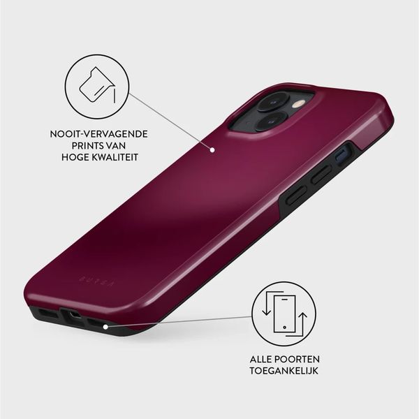 Burga Tough Backcover MagSafe Apple iPhone 15 - Dark Cherry