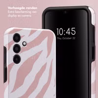 Selencia Vivid Backcover Samsung Galaxy A15 (5G/4G) - Colorful Zebra Old Pink