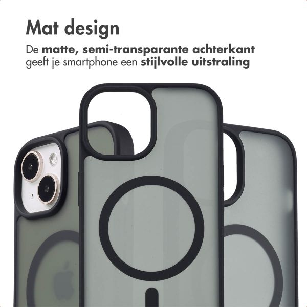 imoshion Color Guard Backcover met MagSafe iPhone 15 - Zwart