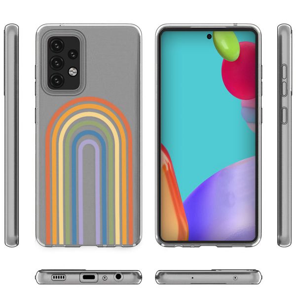 imoshion Design hoesje Samsung Galaxy A52(s) (5G/4G) - Rainbow