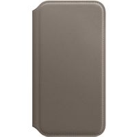 Apple Leather Folio Bookcase Apple iPhone X / Xs - Taupe