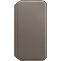 Apple Leather Folio Bookcase iPhone X / Xs - Taupe