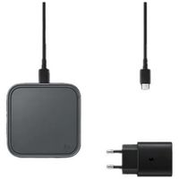 Samsung Wireless Charger Pad - Draadloze oplader - Met adapter en laadkabel - 15 Watt - Zwart