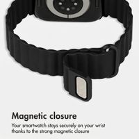imoshion Magnetic Faux Leather Band Apple Watch | 38/40/41/42 mm - Black