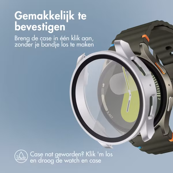 imoshion Full Cover Hardcase Samsung Galaxy Watch 7 - 40 mm - Zilver