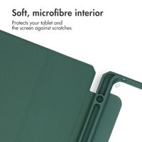 imoshion Trifold Hard Case Book Cover Apple iPad Air 11 inch (2026) M4 / (2025) M3 / (2024) M2 / Air 5 (2022) / Air 4 (2020) - Green